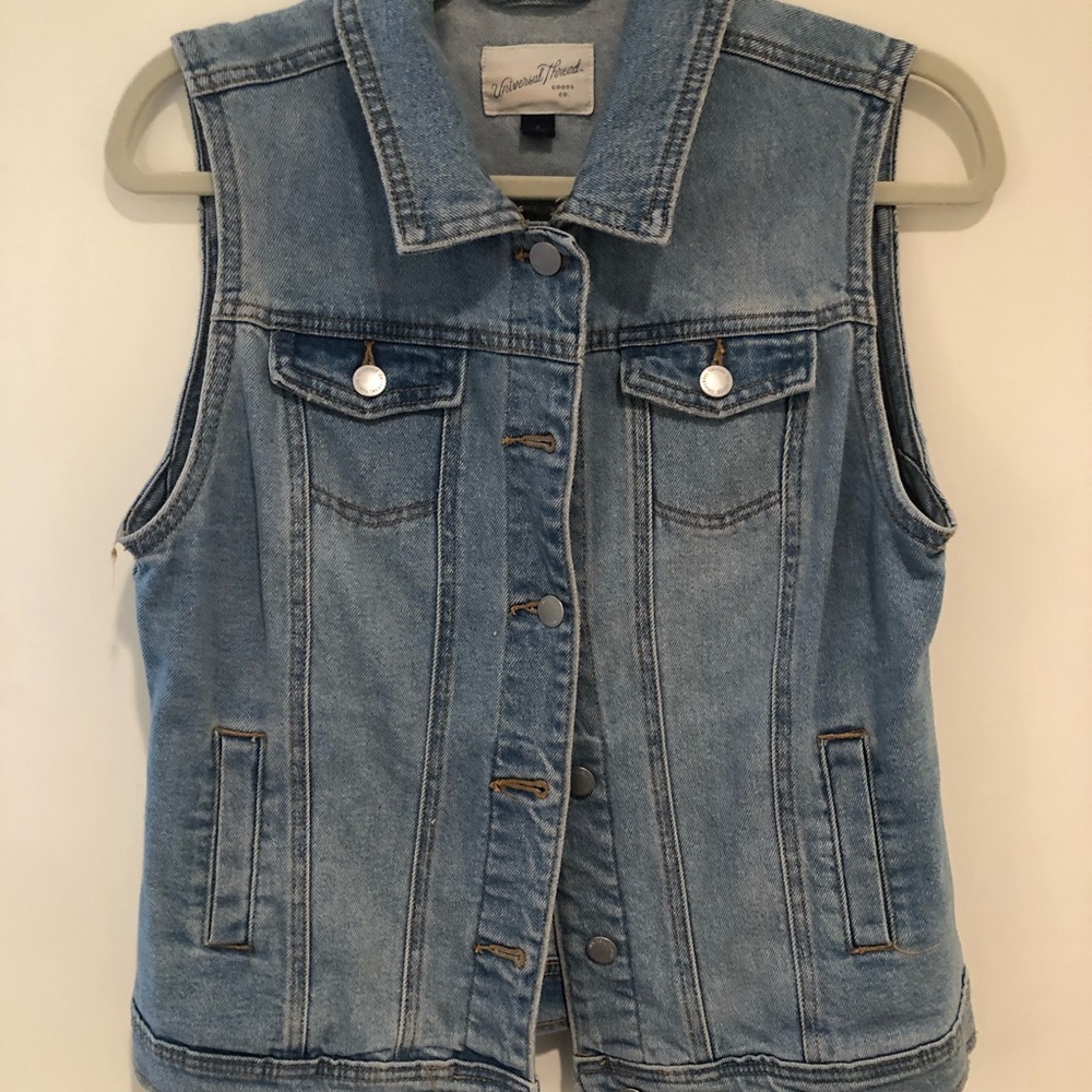 Jean jacket vest